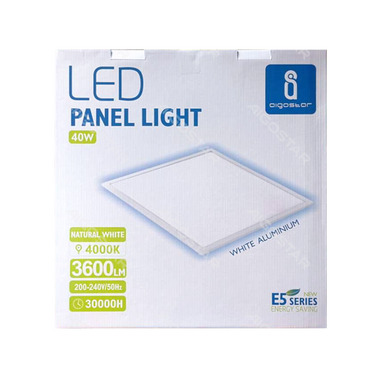 LED E5 milky pannello led 40W bianco cct 4000K 3600lm 200-240V L595*W595mm Aigostar Pannelli led